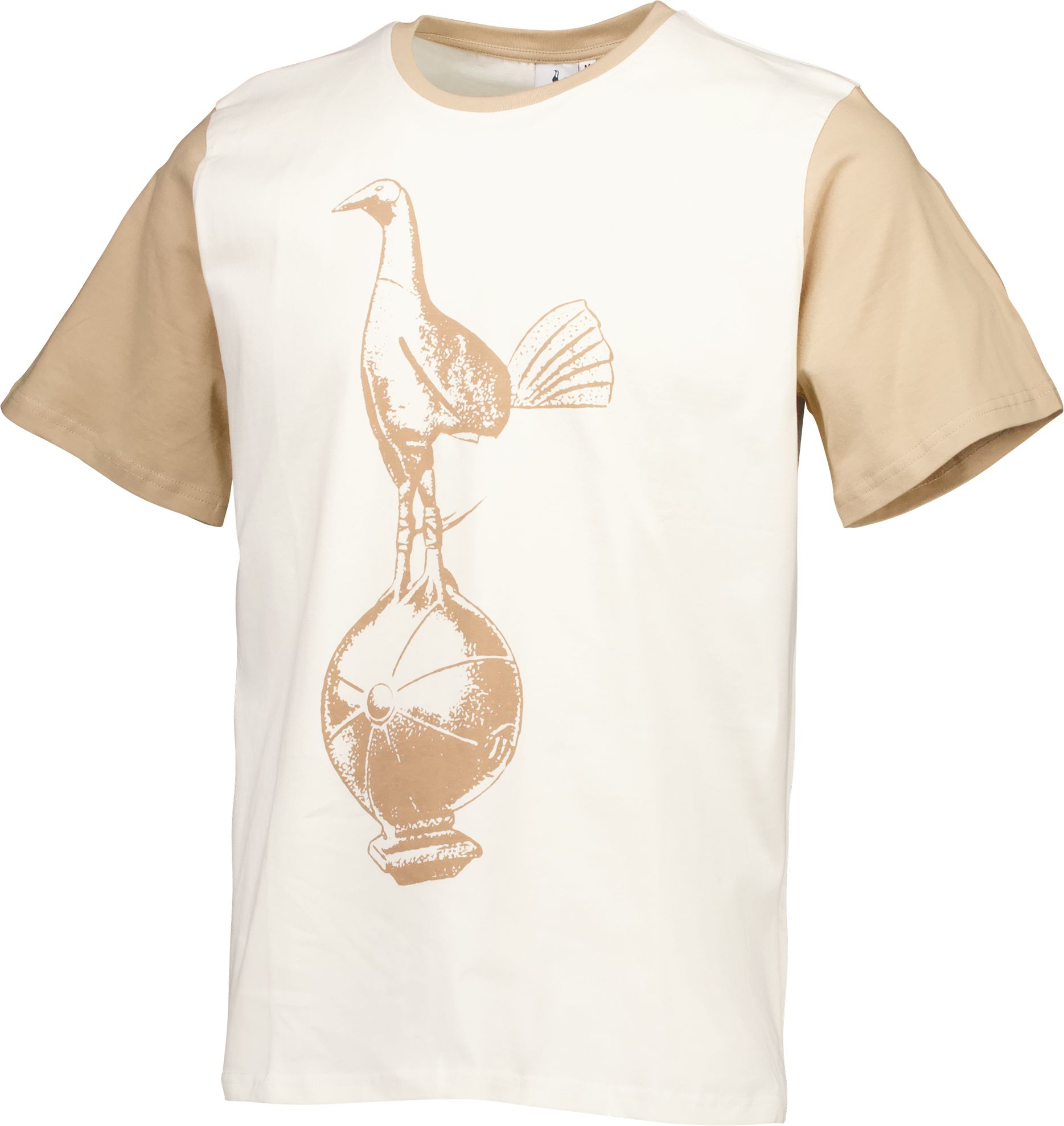 Sport Design Sweden Adult Tottenham Hotspur 2023-2024 Big Logo Off White T-Shirt