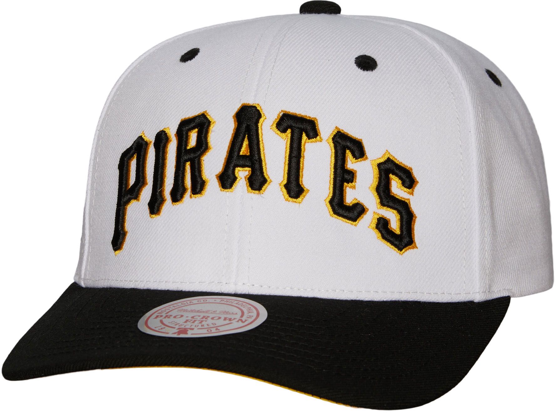 Mitchell & Ness Adult Pittsburgh Pirates White Copperstown Snapback Adjustable Hat product image