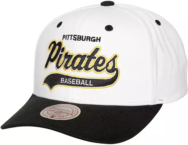 Mitchell & Ness Men's Pittsburgh Pirates White Pro Snapback Hat