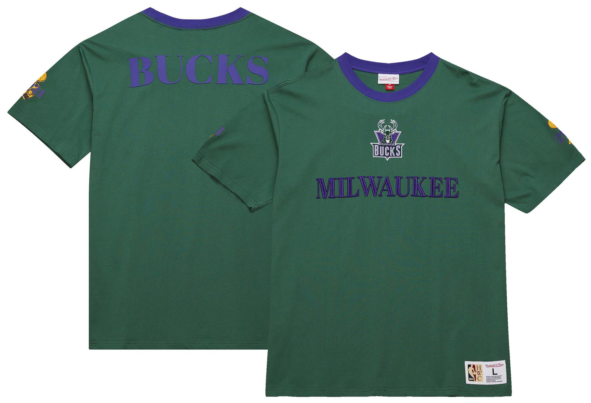 Mitchell & Ness Adult Milwaukee Bucks Team OG 3.0 T-Shirt product image