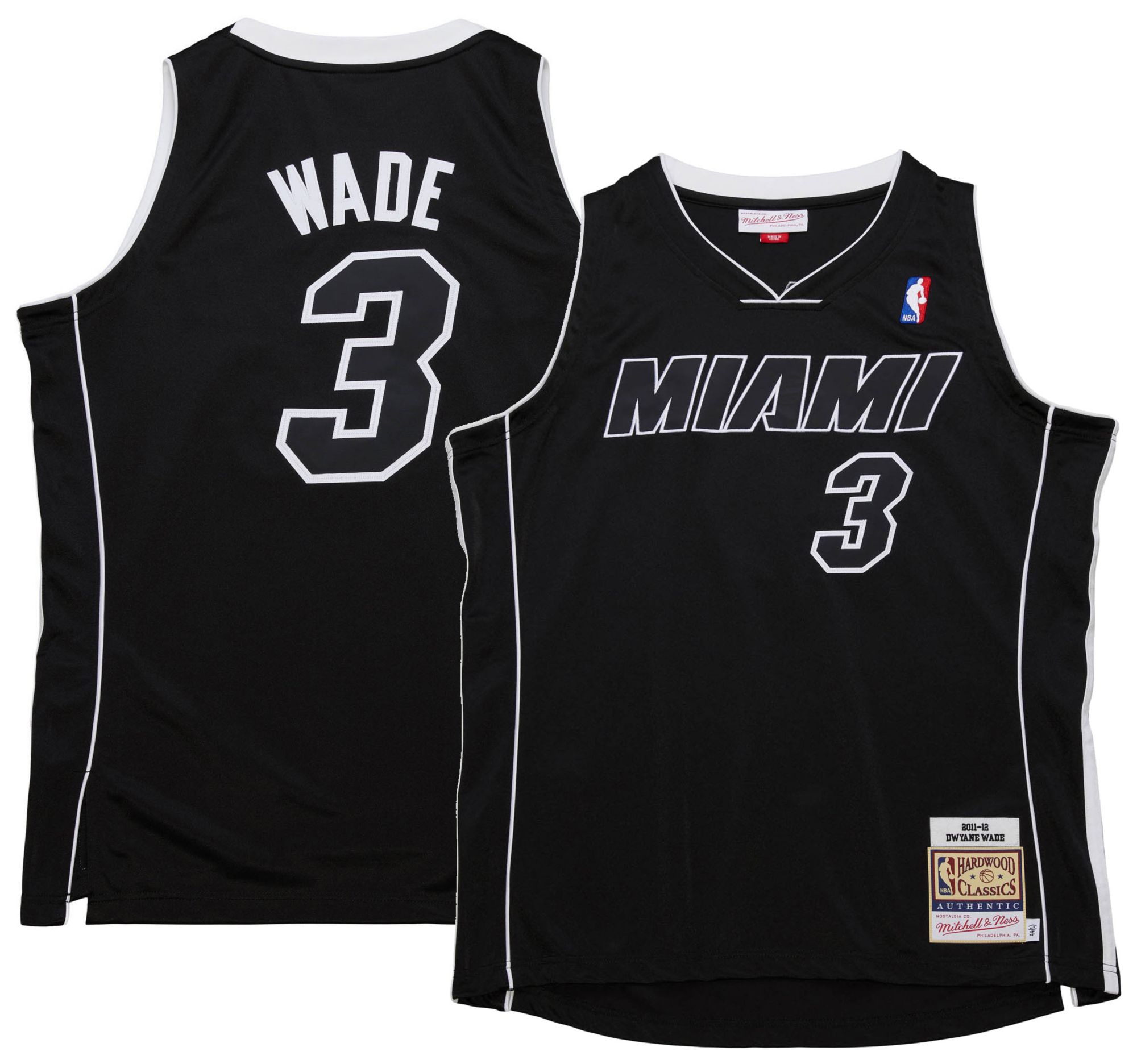 Mitchell & Ness Adult Miami Heat Dwyane Wade #3 Authentic '11 Jersey product image