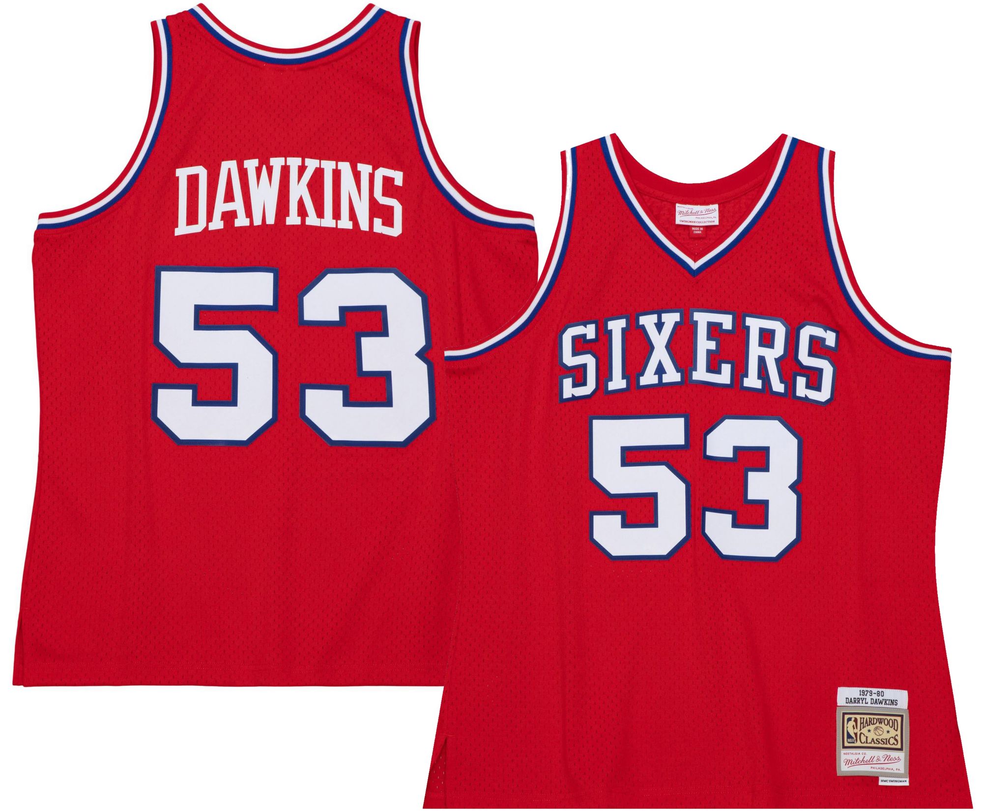 Mitchell & Ness Adult Philadelphia 76ers Darryl Dawkins #53 Swingman '79 Jersey product image
