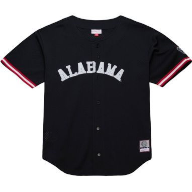 sorry, Mitchell & Ness Adult Alabama Crimson Tide Mesh Button Up Black Jersey is currently out of stock