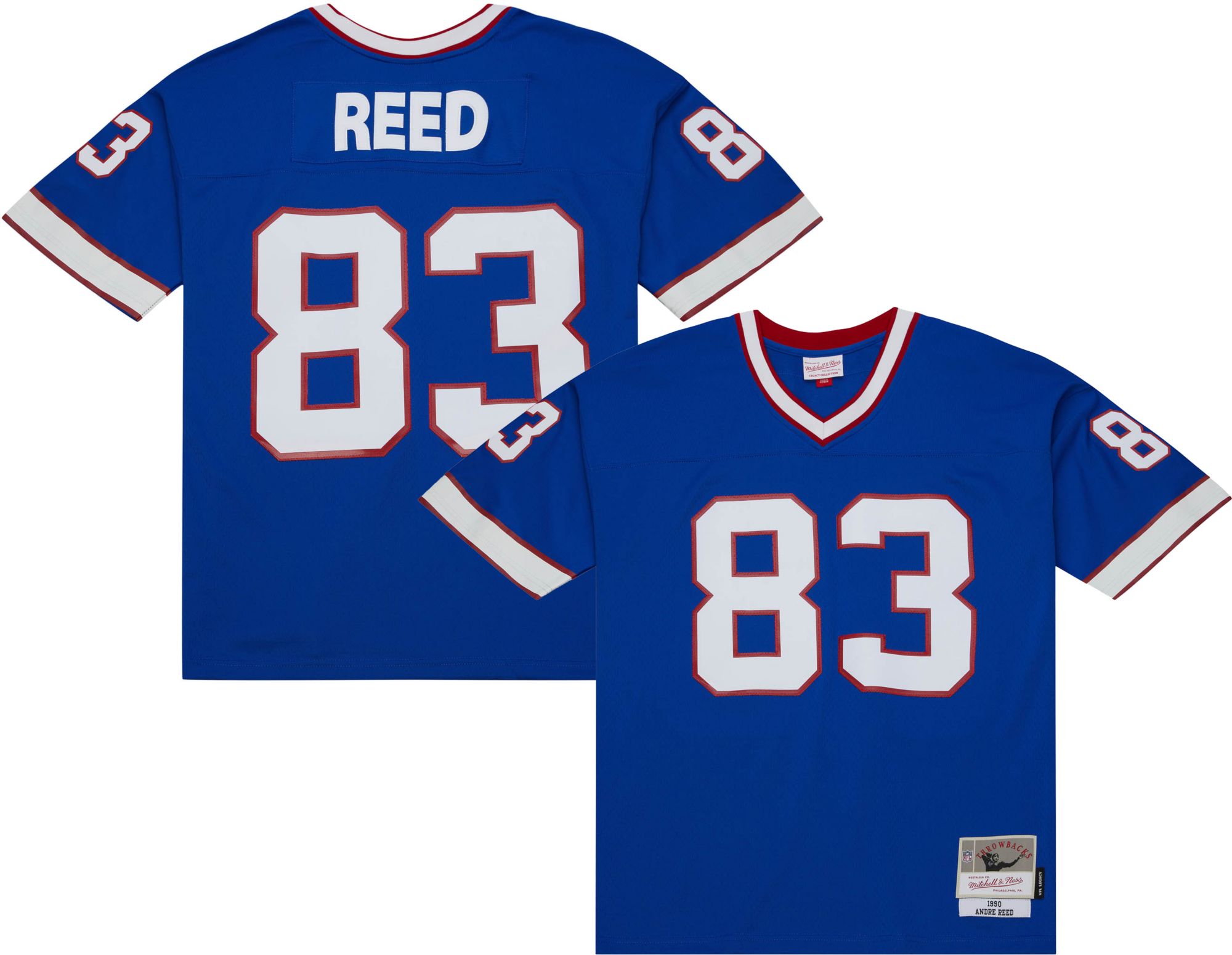 Mitchell & Ness Men's Buffalo Bills Andre Reed #83 1990 Royal Throwback Jersey product image