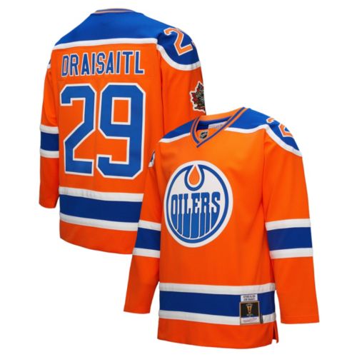 Mitchell & Ness Adult Edmonton Oilers Connor McDavid #97 Blue Line