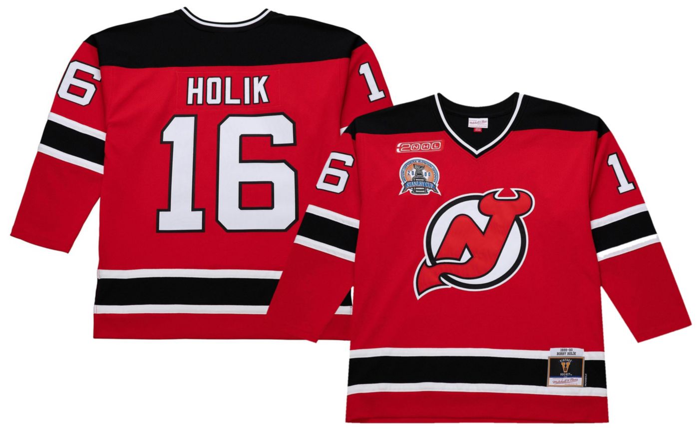 Mitchell Ness Men s New Jersey Devils Bobby Holik 16 1999 Vintage Home Replica Jersey Dick s Sporting Goods