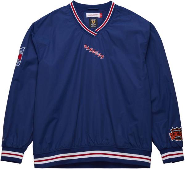 Mitchell & Ness Adult New York Rangers Classic Logo Blue Pullover