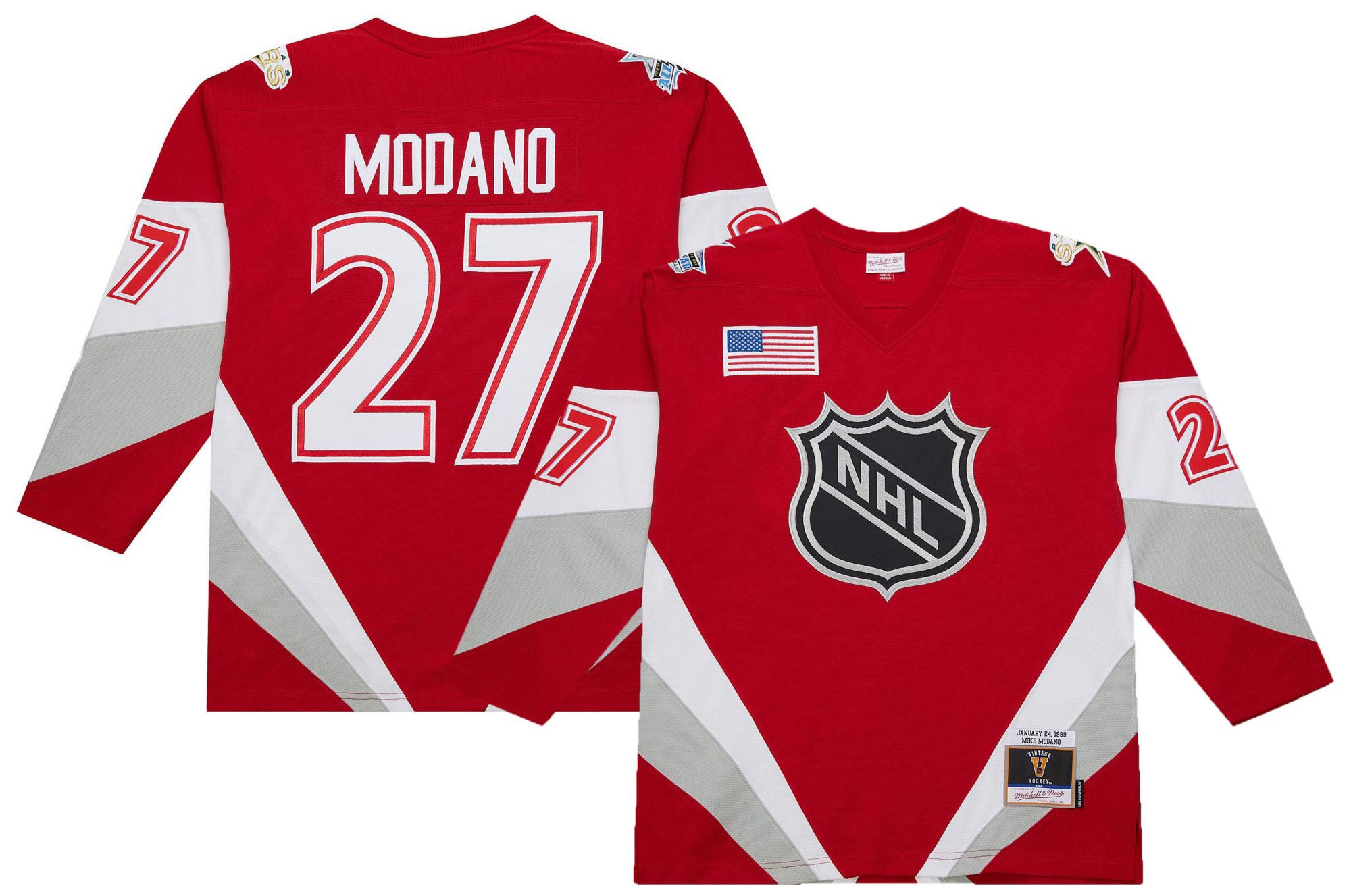 Mitchell & Ness Men's Dallas Stars Mike Modano #27 1999 Vintage All-Star Replica Jersey product image