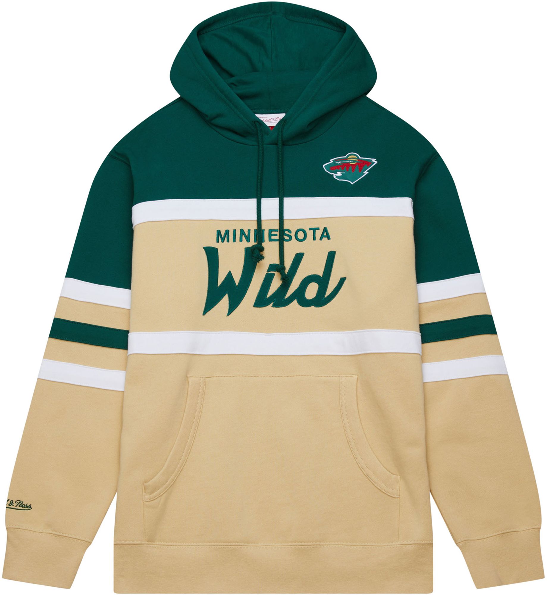 Mitchell & Ness Adult Minnesota Wild Head Coach Green Pullover Hoodie product image