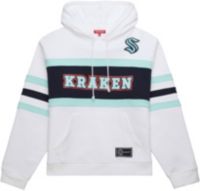 Mitchell & Ness Women's Seattle Kraken Head Coach White Pullover Hoodie