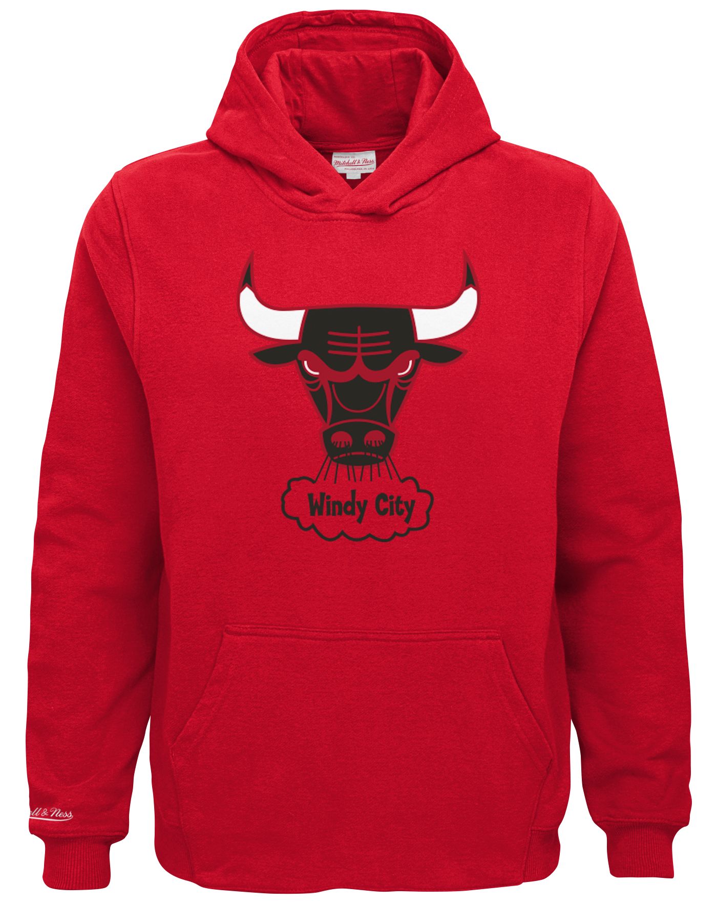 Red chicago bulls hoodie on sale