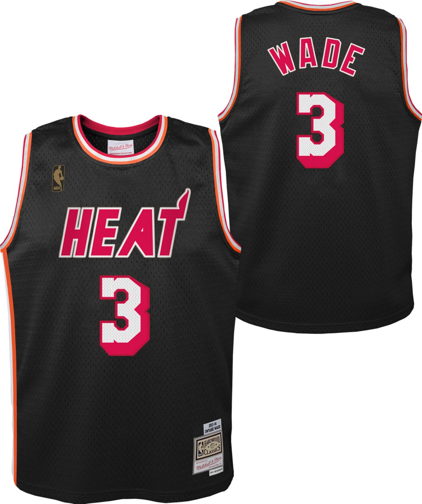 Heat #3 deals Nike Jersey Black