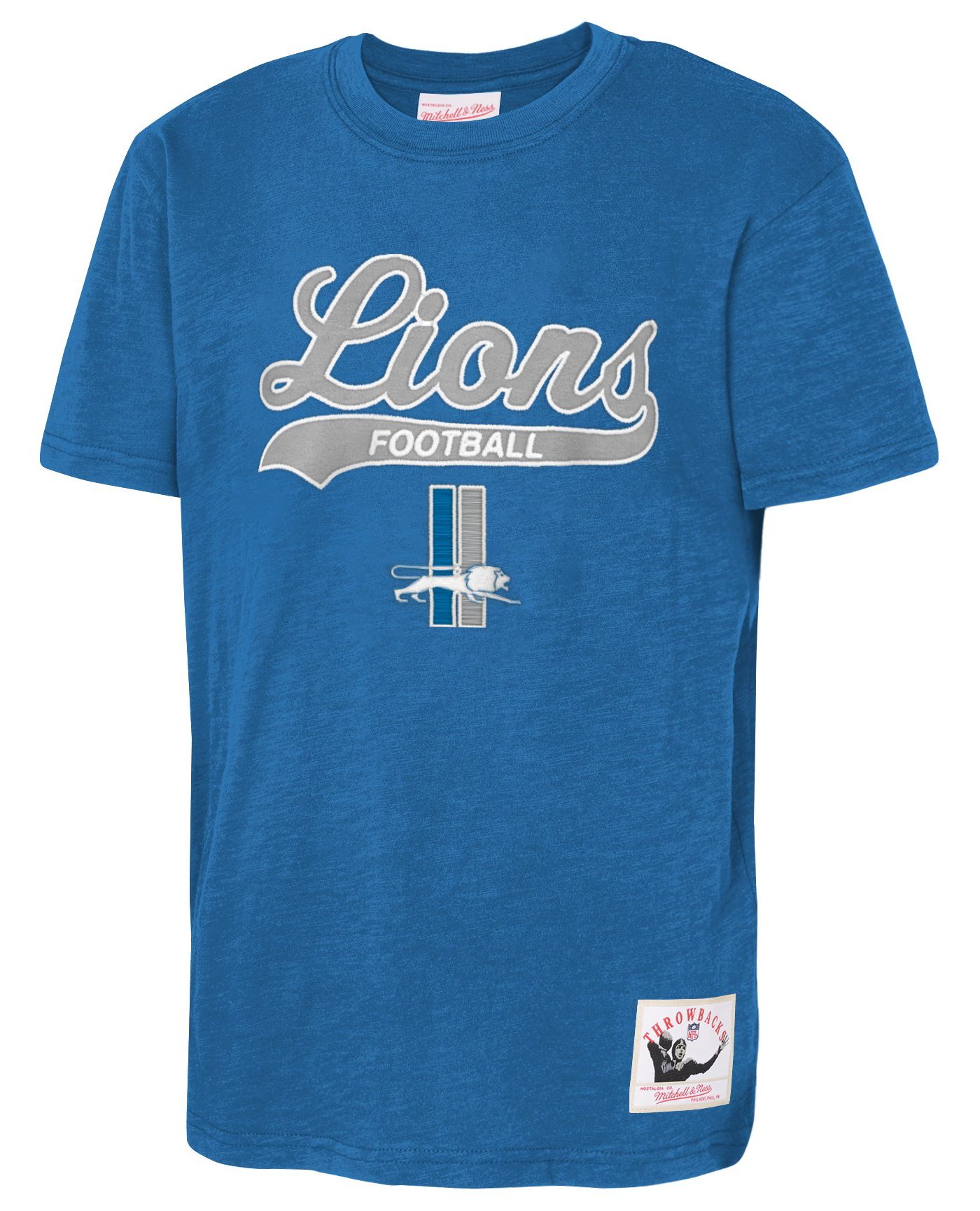 Mitchell Ness Youth Detroit Lions Legend Slub Blue T Shirt Dick s Sporting Goods