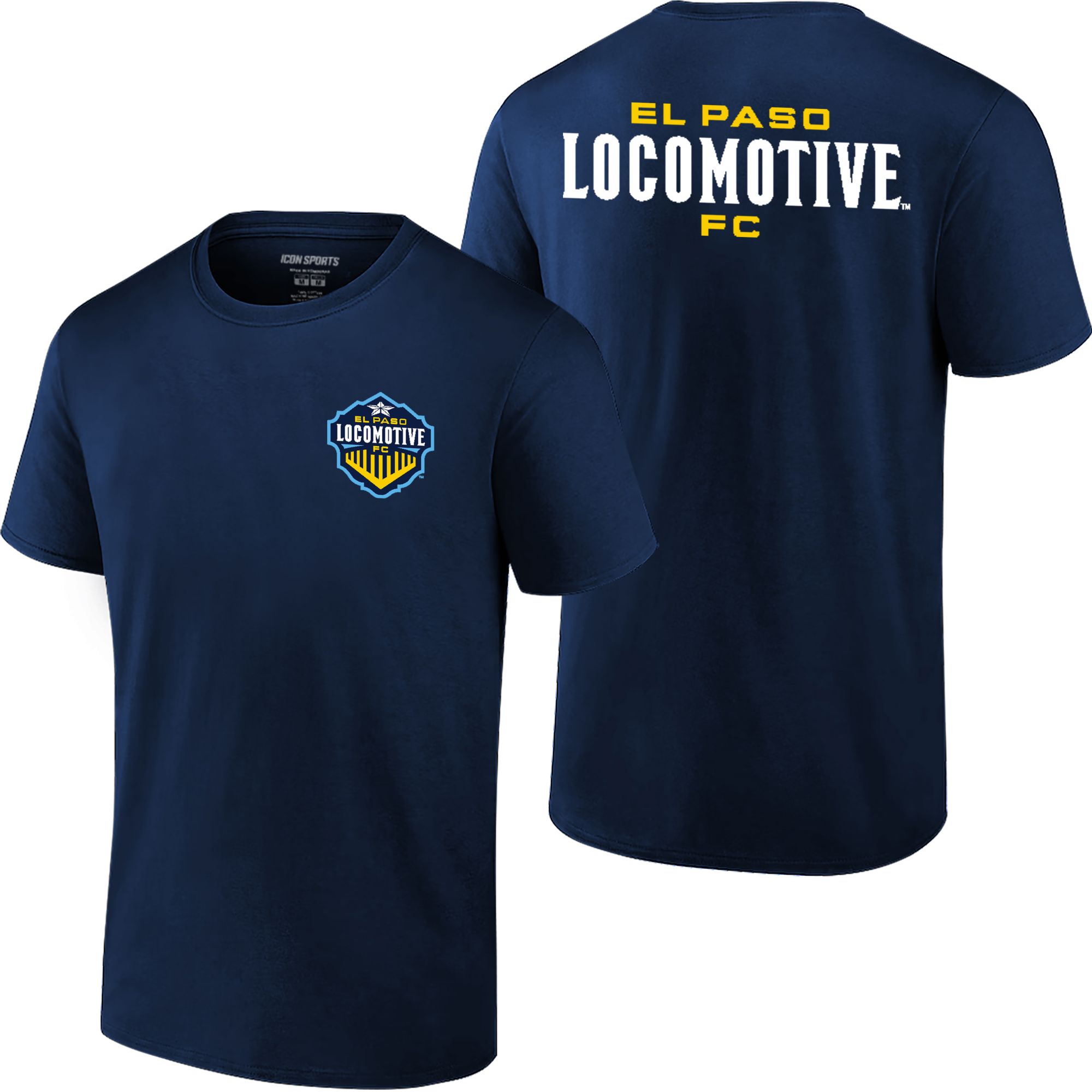 Icon Sports Group Men's El Paso Locomotive FC 2-Hit Navy T-Shirt product image