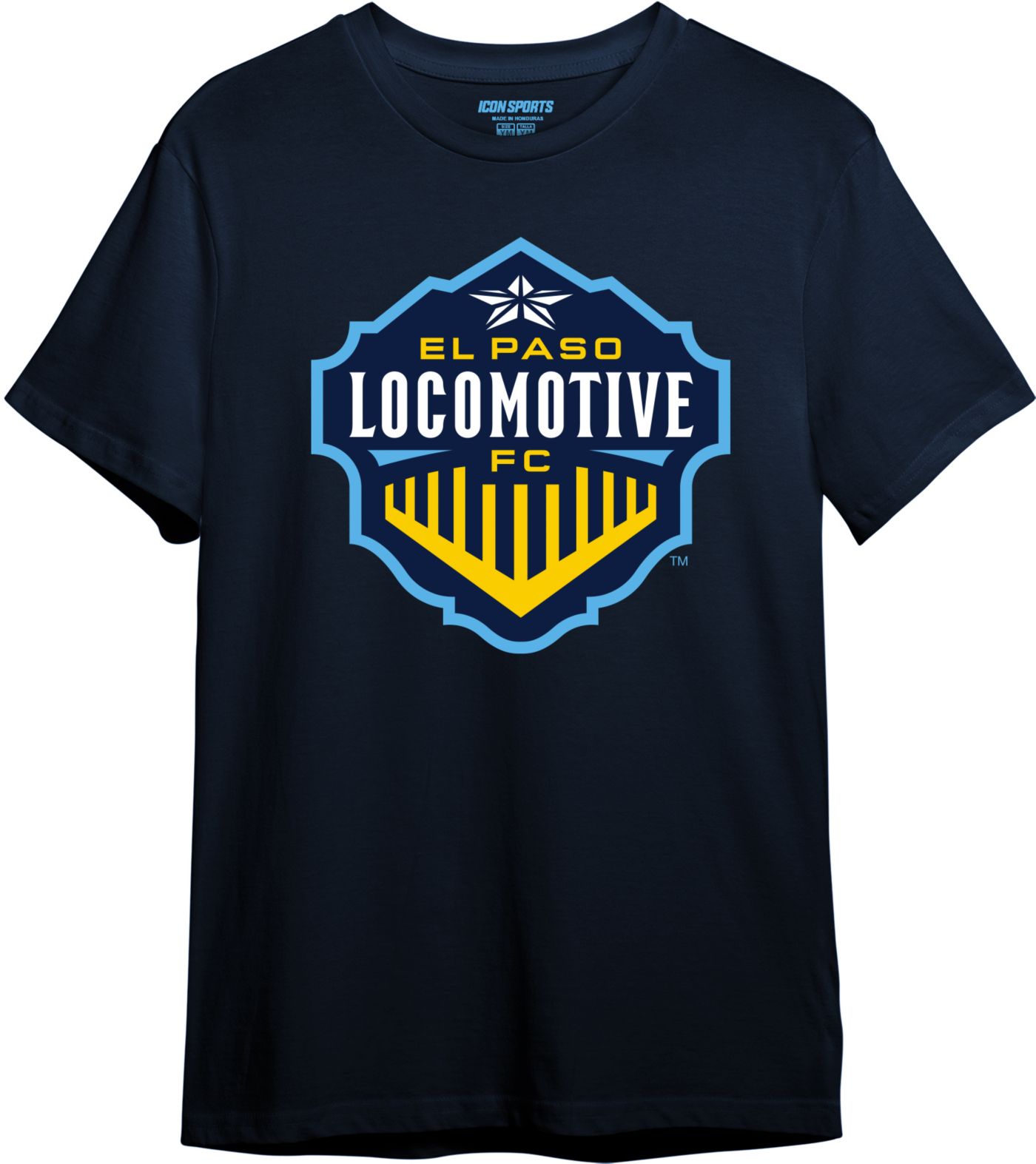 Icon Sports Group Youth El Paso Locomotive FC 2 Hit Navy T Shirt Dick s Sporting Goods