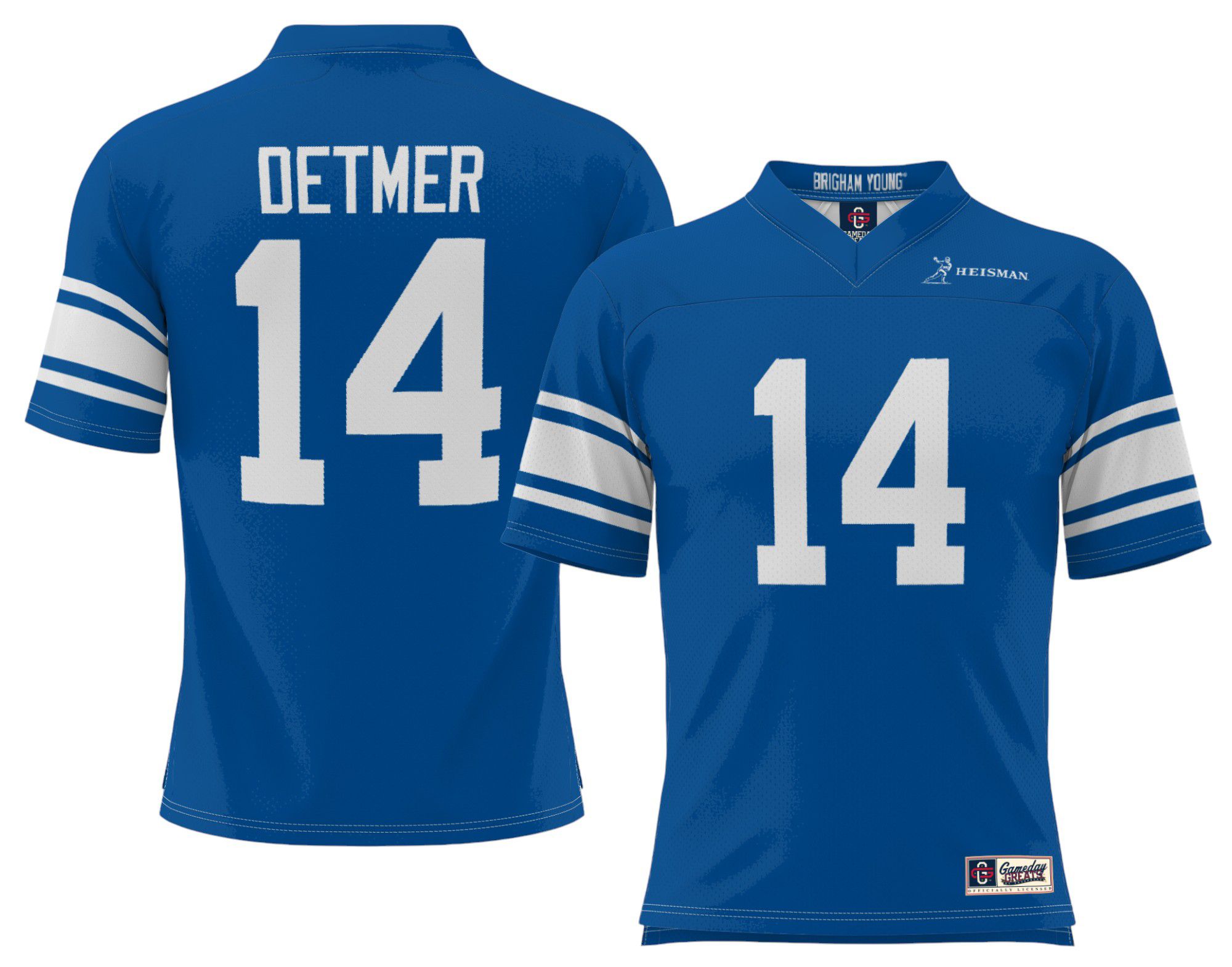 ProSphere Youth BYU Cougars Ty Detmer #14 Royal Heisman Jersey product image