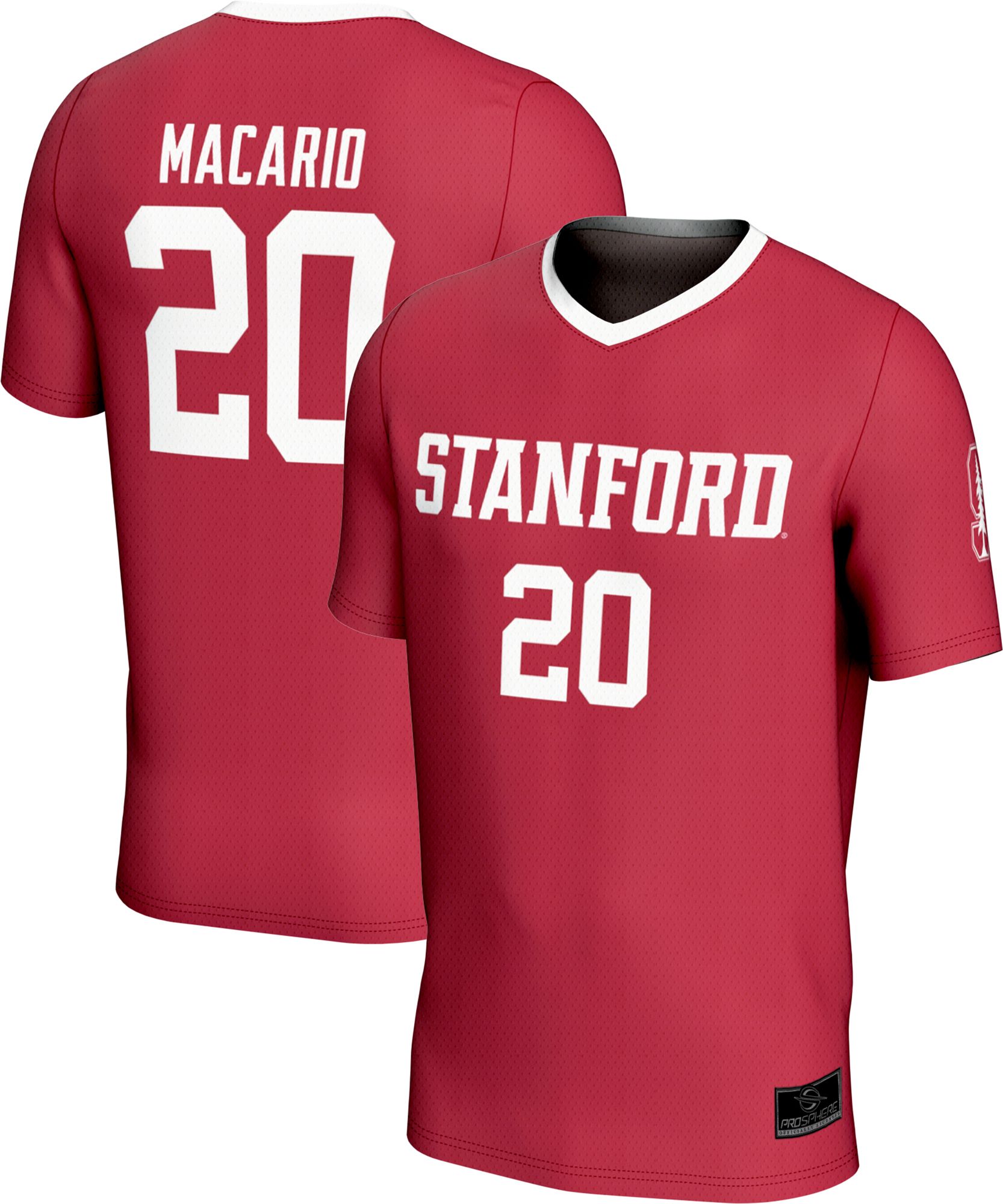 Prosphere Youth Stanford Cardinal #20 Cardinal Catarina Macario Full Sublimated Throwback Replica Soccer Jersey product image