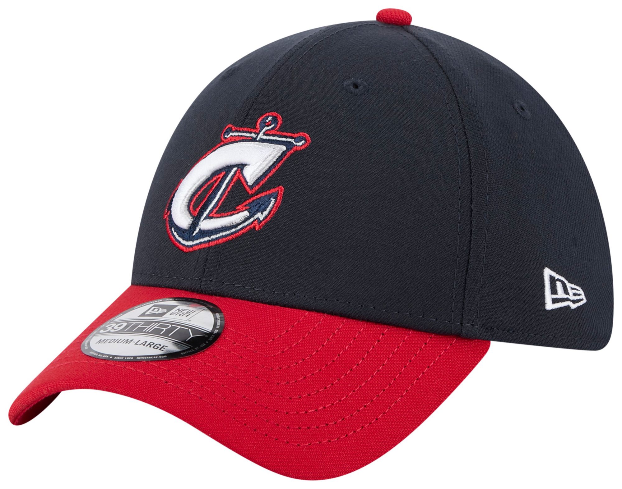 New Era Adult Columbus Clippers Navy Alt Logo 39Thirty Flexfit Hat product image