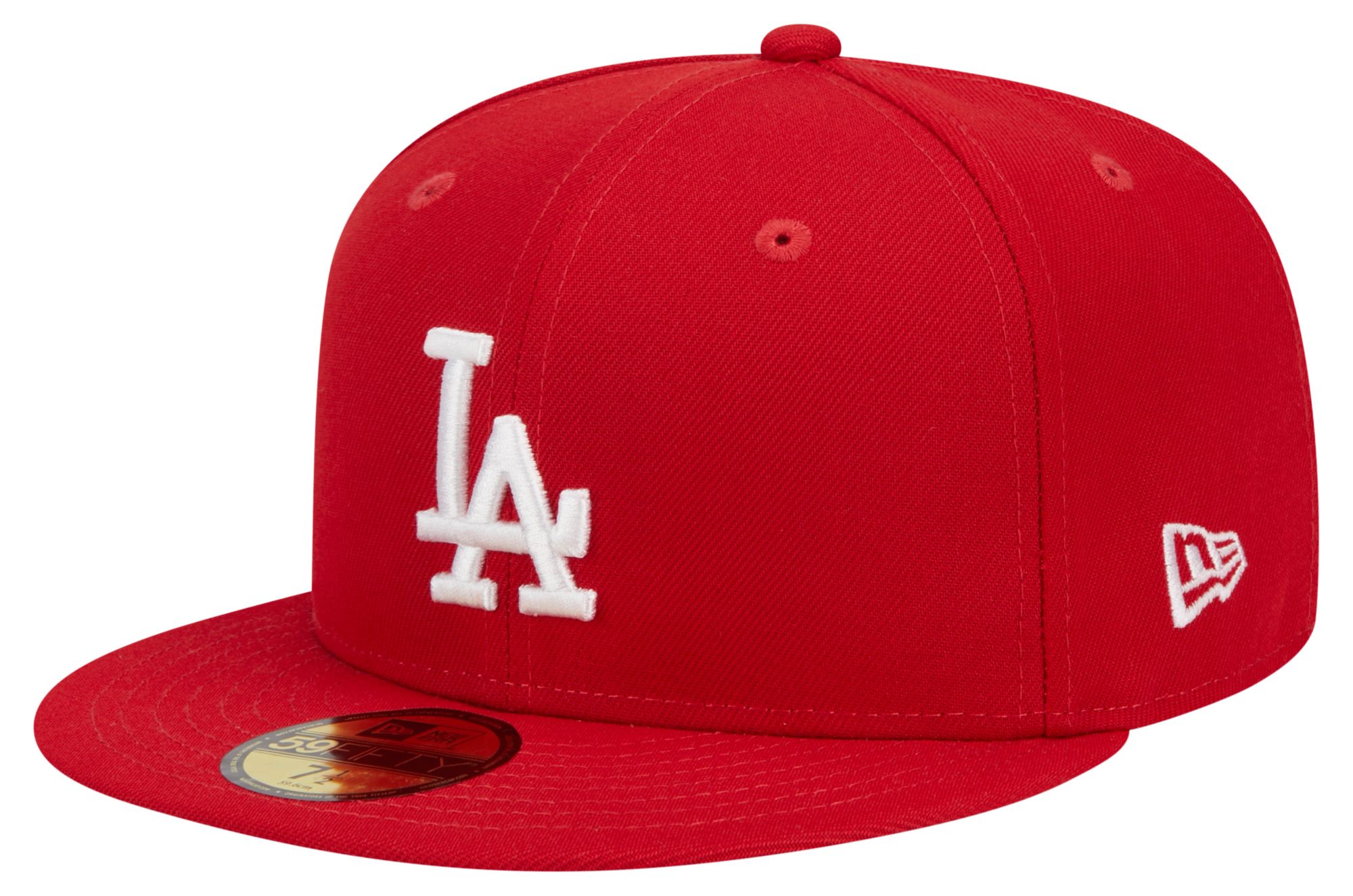 New Era Adult Los Angeles Dodgers Side Patch Evergreen 59Fifty Fitted Hat