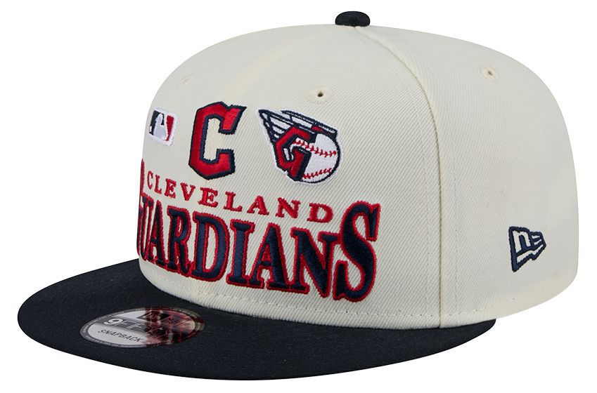 New Era Adult Cleveland Guardians White Archive 9Fifty Adjustable Hat product image