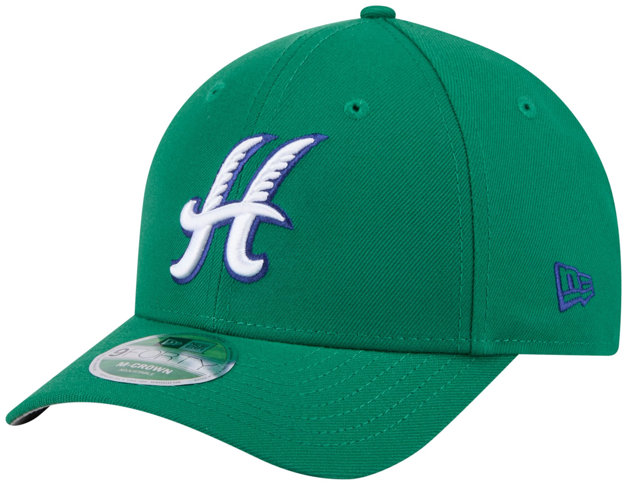 New Era Adult Hartford Yard Goats Green Logo 9Forty Adjustable Hat product image