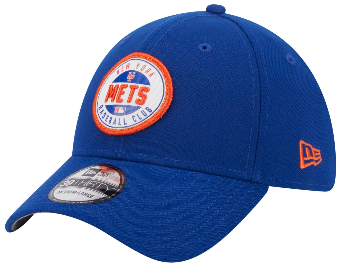 New Era Adult New York Mets Blue Game Day 39Thirty Stretch Fit Hat Dick s Sporting Goods