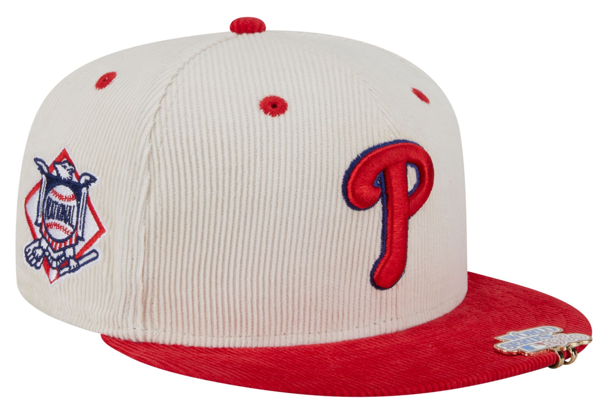 New Era Adult Philadelphia Phillies Cream 2Tone Corduroy 59Fifty Fitted Hat product image