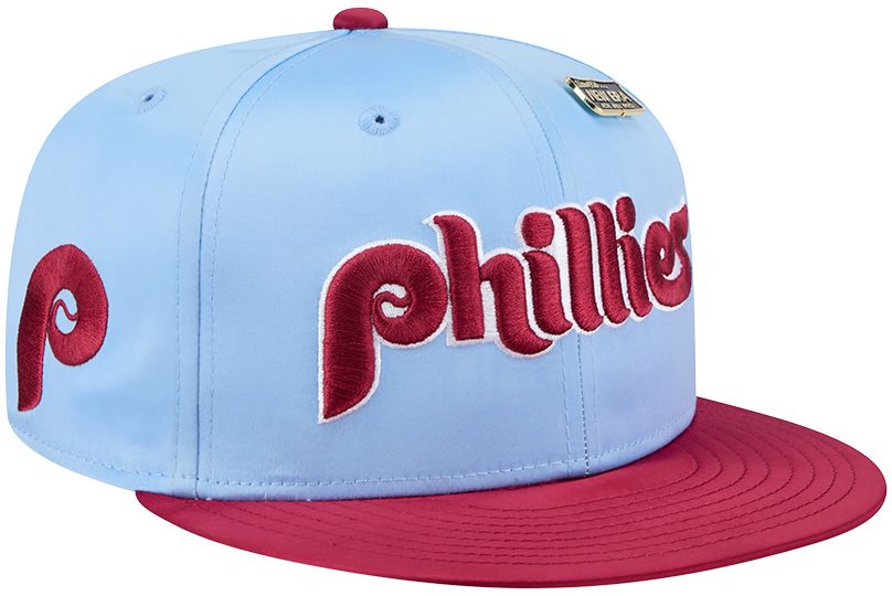 New Era Adult Philadelphia Phillies Light Blue Satin 59Fifty Fitted Hat product image