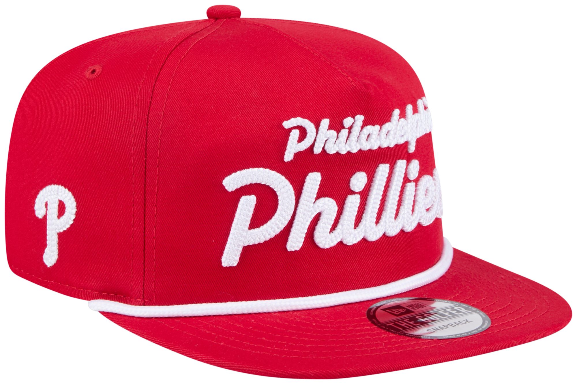 New Era Adult Philadelphia Phillies Red Team Text Golfer Adjustable Hat product image