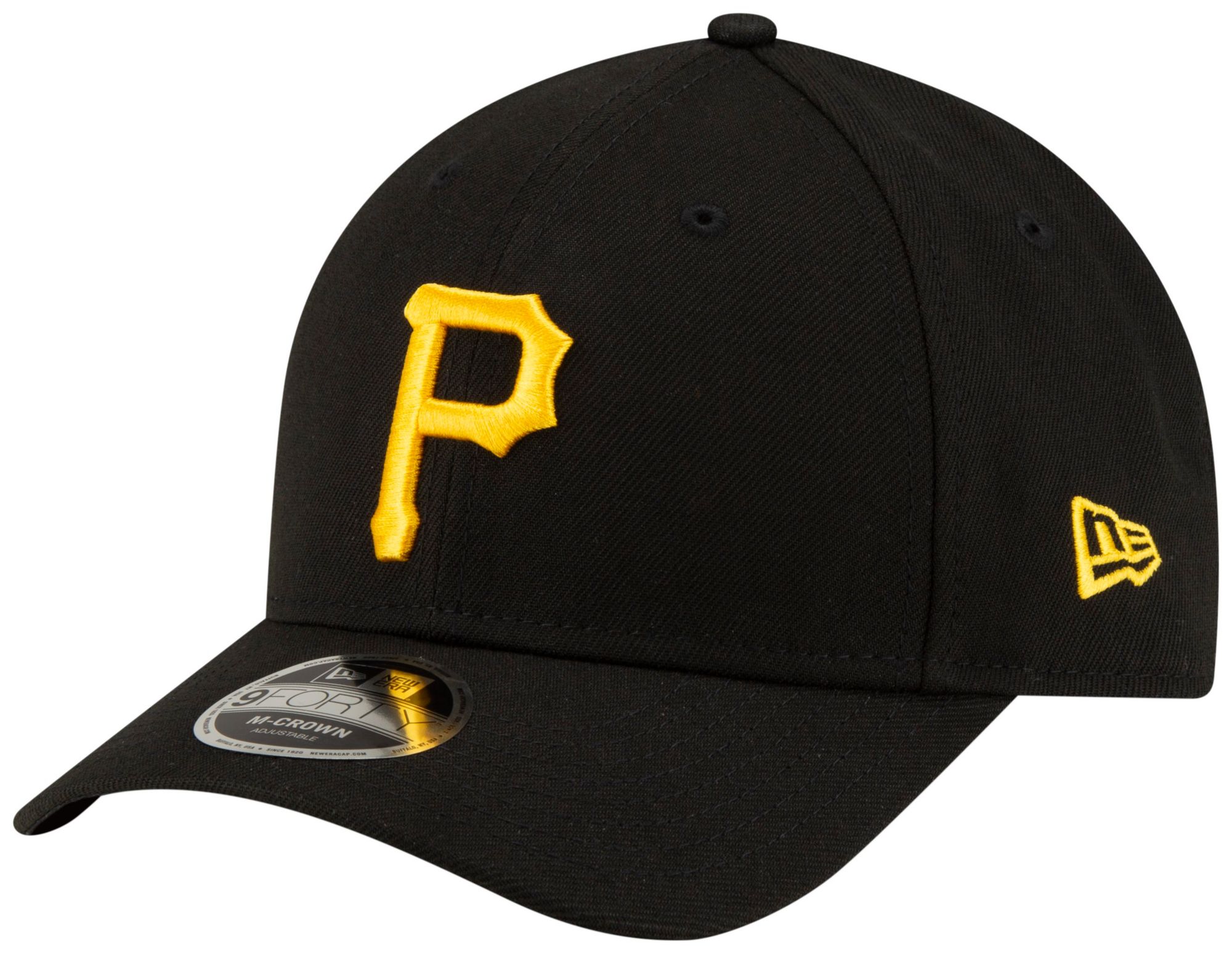New Era Adult Pittsburgh Pirates Black Player Replica 9Forty Adjustable Hat product image