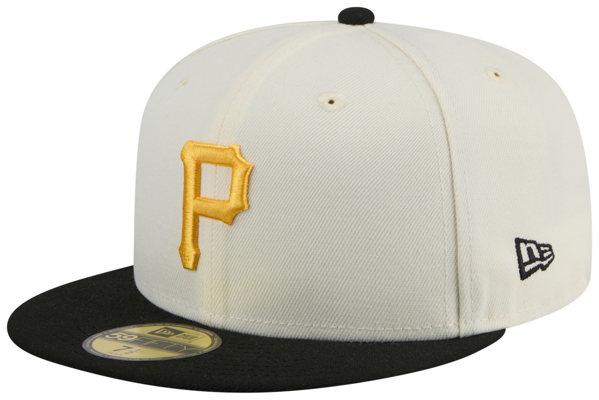 New Era Adult Pittsburgh Pirates Black Evergreen 59Fifty Fitted Hat product image