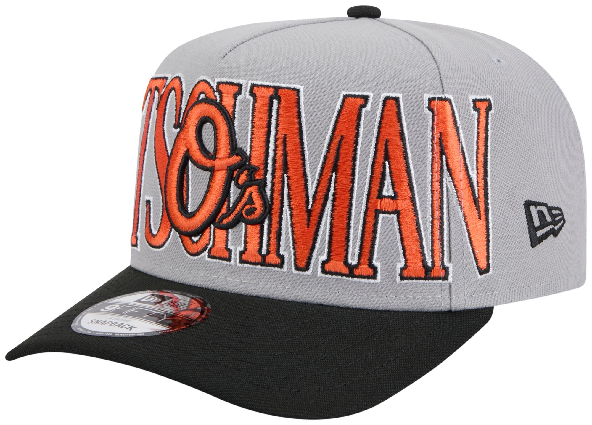 New Era Adult Baltimore Orioles Grey Adley Rutschman #35 9Fifty Adjustable Hat product image