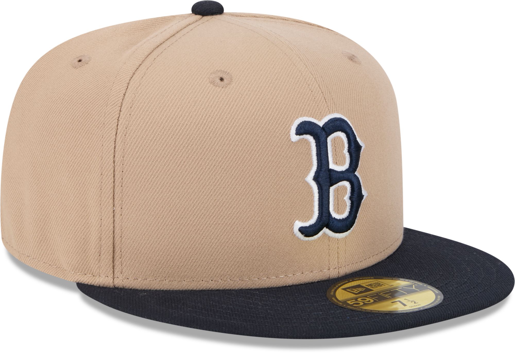 New Era Adult Boston Red Sox Brown Everygreen 59Fifty Fitted Hat product image