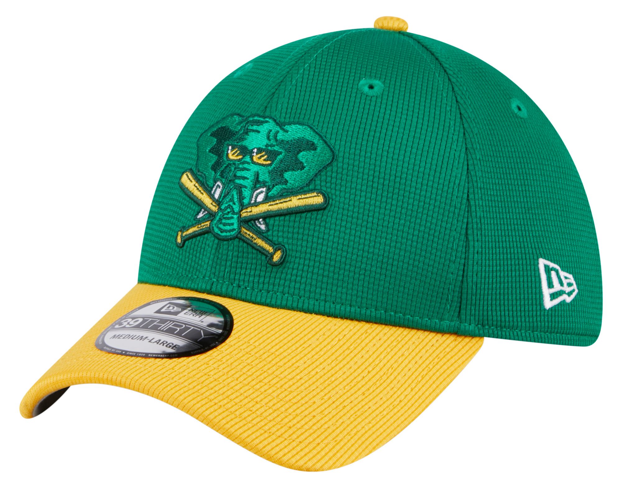 New Era Adult Athletics Batting Practice Dark Green 39Thirty Stretch Fit Hat product image