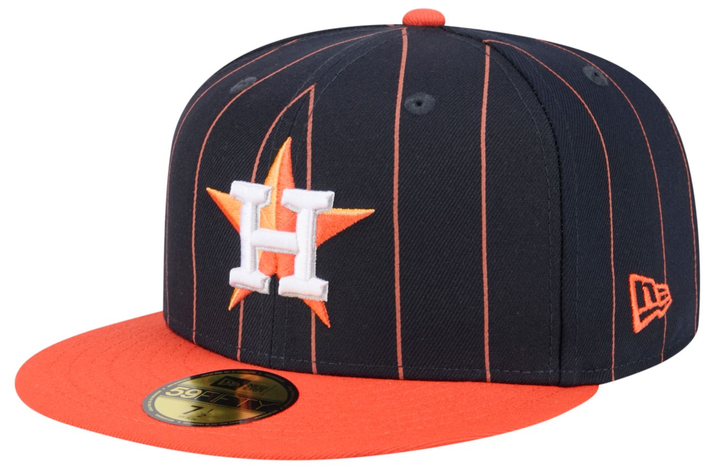New Era Adult Houston Astros Navy Throwback 59Fifty Fitted Hat Dick s Sporting Goods