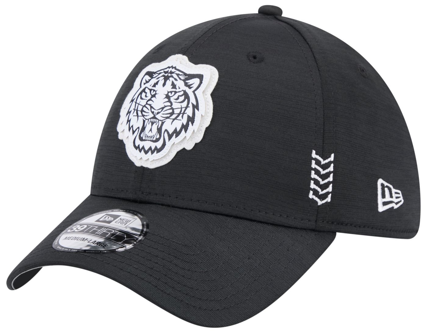 New Era Adult Detroit Tigers Clubhouse Black 39Thirty Stretch Fit Hat Dick s Sporting Goods