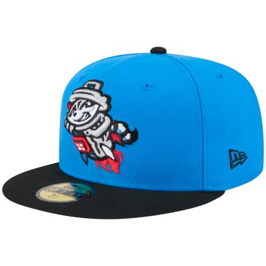 New Era Adult Rocket City Trash Pandas Blue Logo 59Fifty Fitted