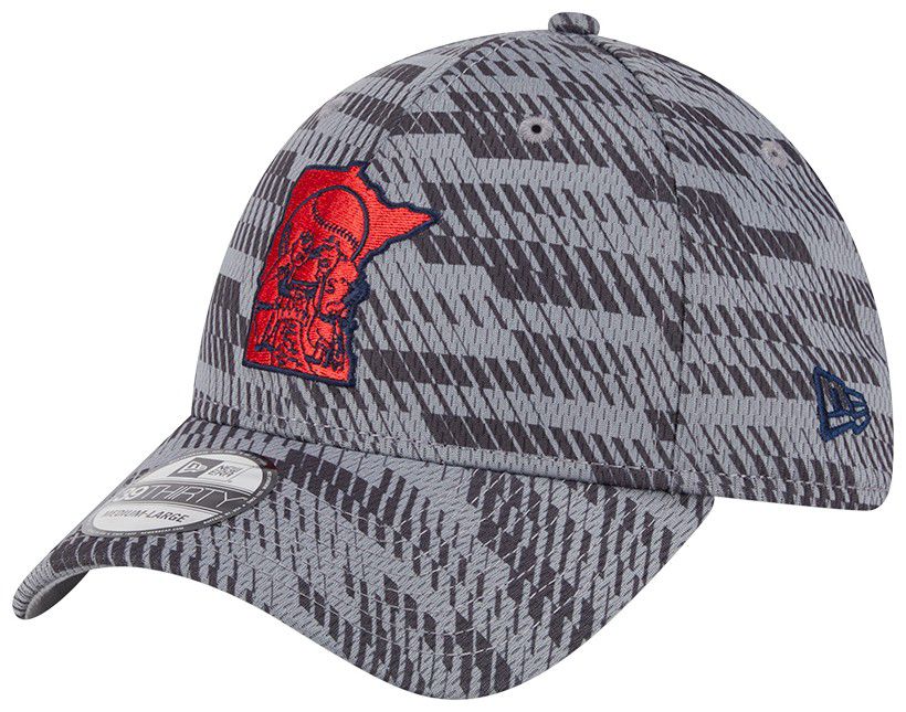 New Era Adult Minnesota Twins Clubhouse Grey 39Thirty Stretch Fit Hat product image