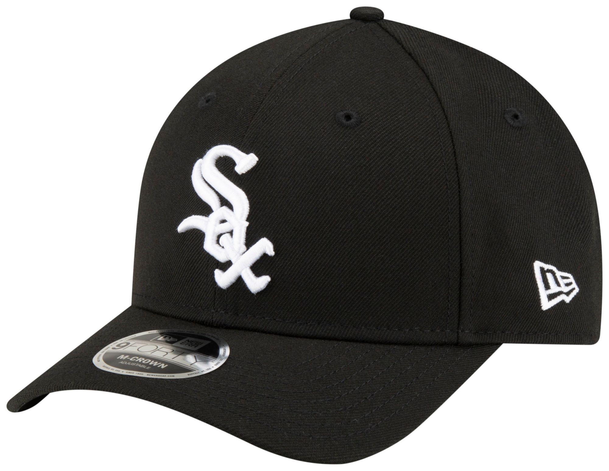 New Era Adult Chicago White Sox Black Player Replica 9Forty Adjustable Hat product image
