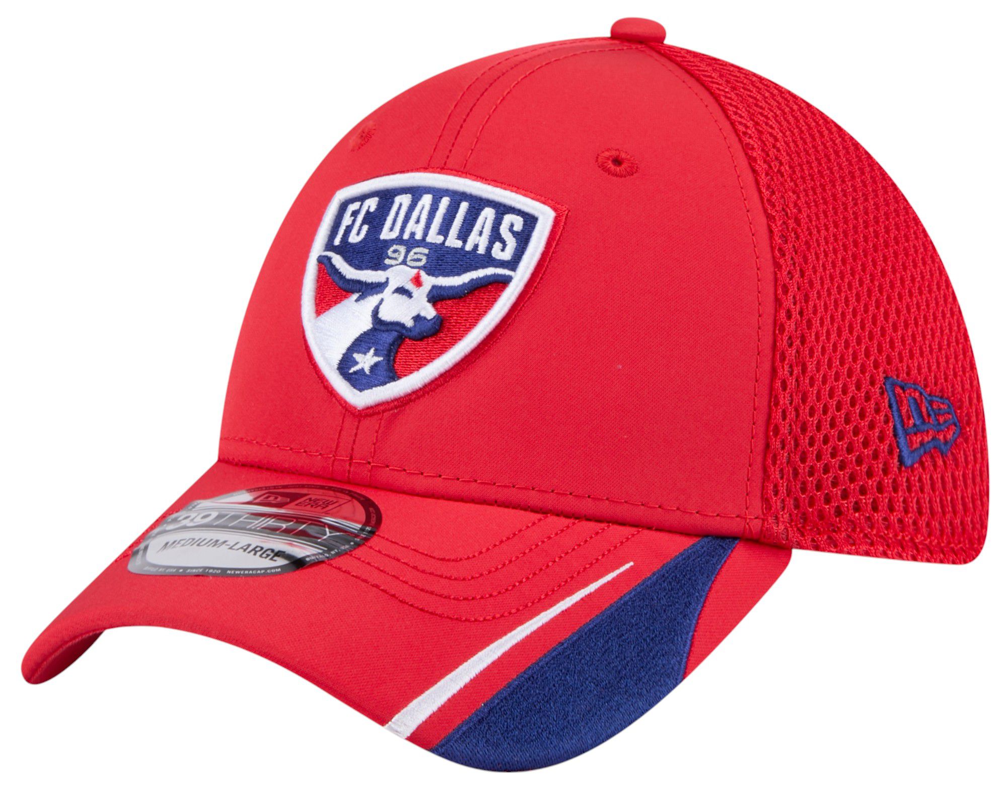 New Era Adult FC Dallas Red Linear 39Thirty Stretch Fit Hat product image