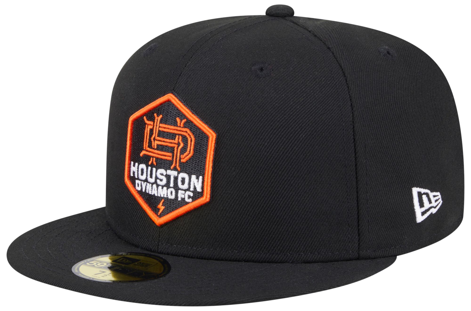 New Era Adult Houston Dynamo Black Logo 59Fifty Fitted Hat product image