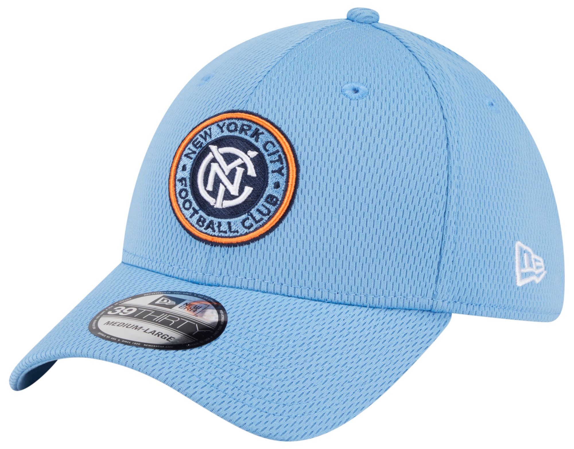New Era Adult New York City FC Black 39Thirty Stretch Fit Hat product image