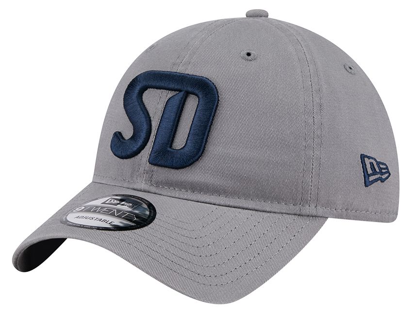 New Era Adult San Deigo FC Gray Logo Slouch 9Twenty Adjustable Hat product image
