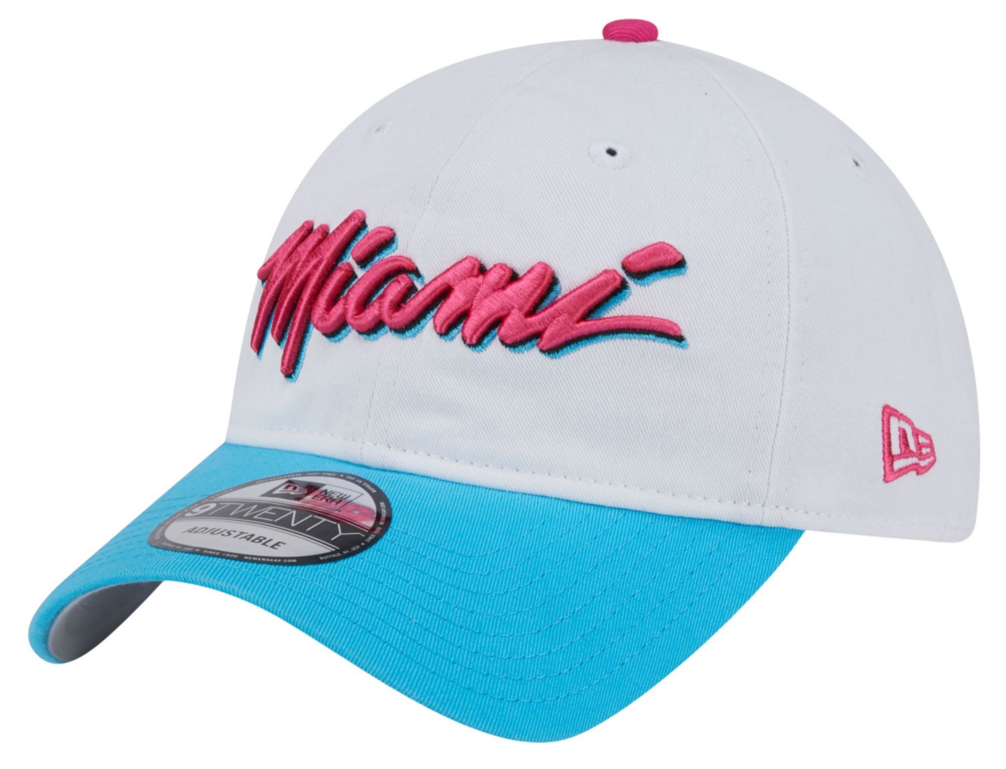 New Era Adult 2024-25 City Edition Vice Miami Heat Alternate 9Twenty Adjustable Hat product image