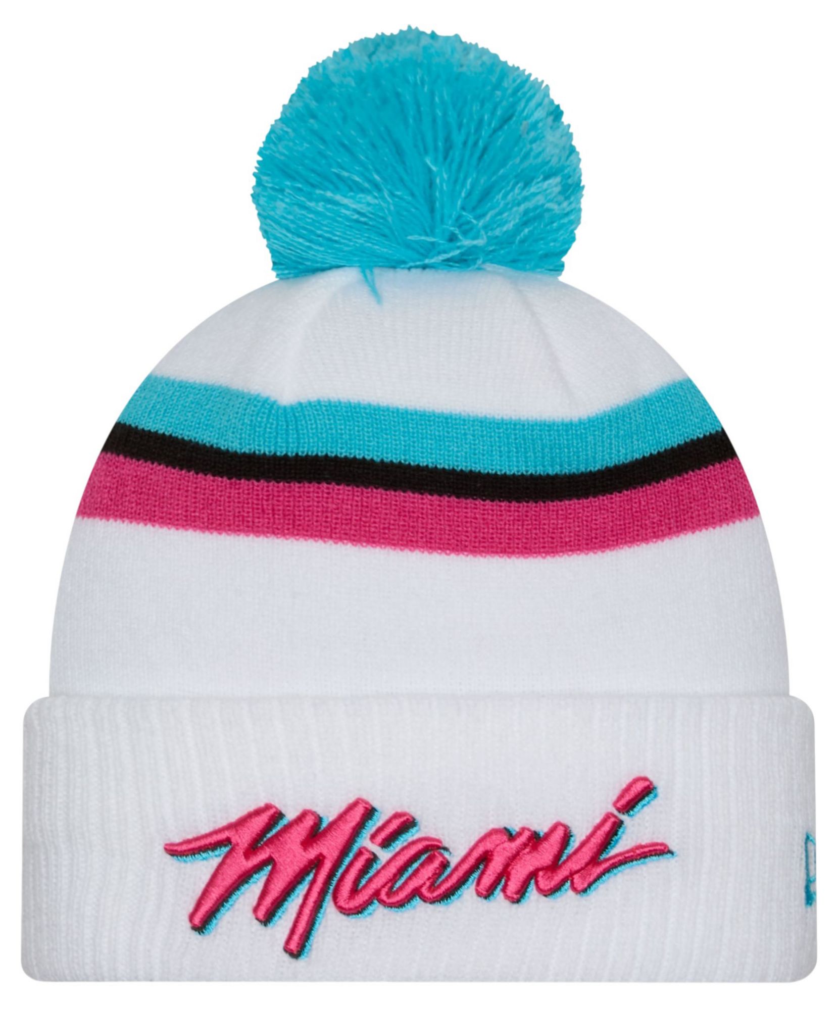 New Era Adult 2024-25 City Edition Vice Miami Heat Alternate Knit Hat product image