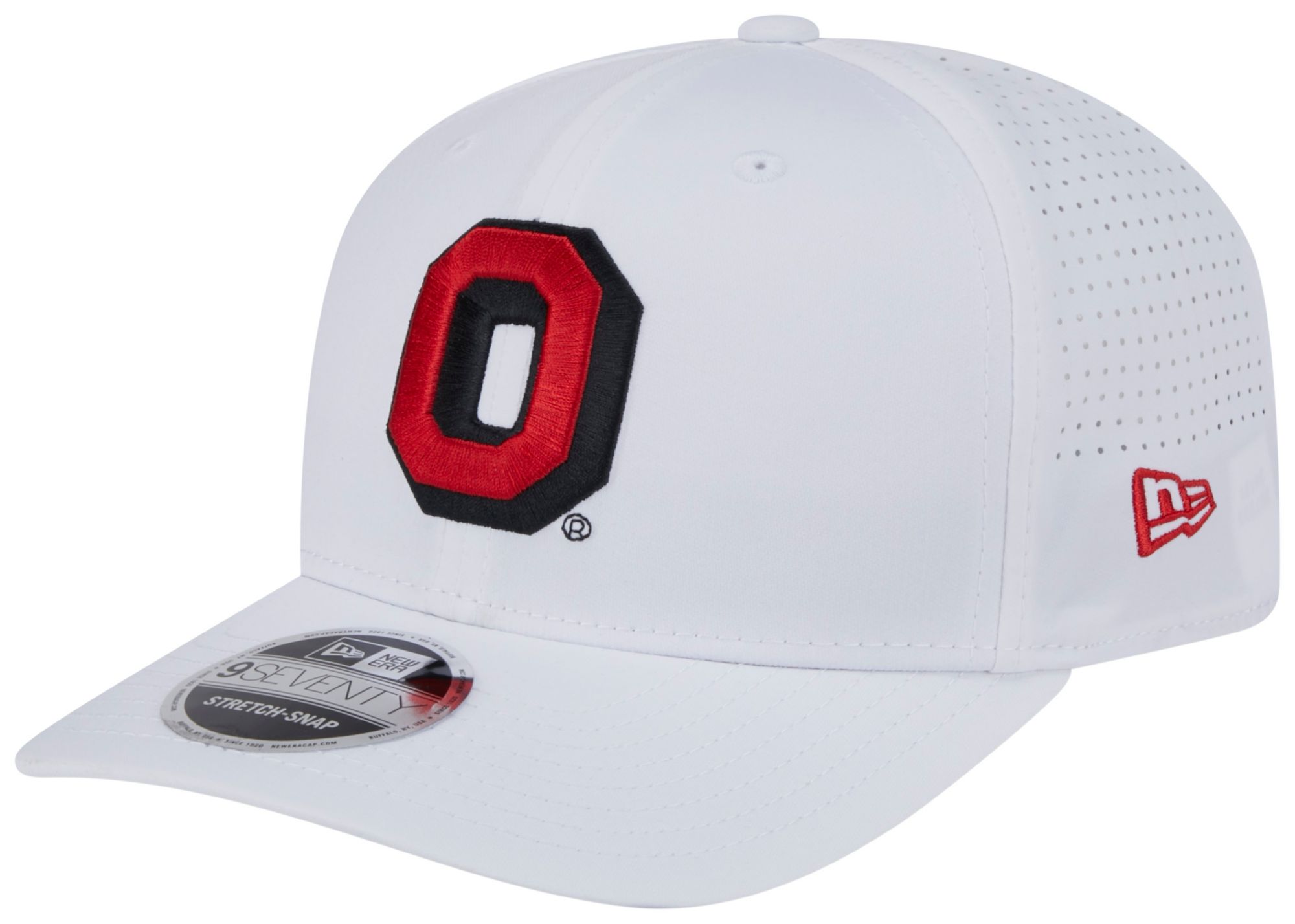 New Era Adult Ohio State Buckeyes White 970 Adjustable Stretch-Snap Hat product image