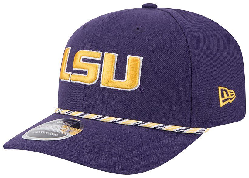 New Era Adult LSU Tigers Purple Multi - Rope 970 Adjustable Stretch-Snap Hat product image