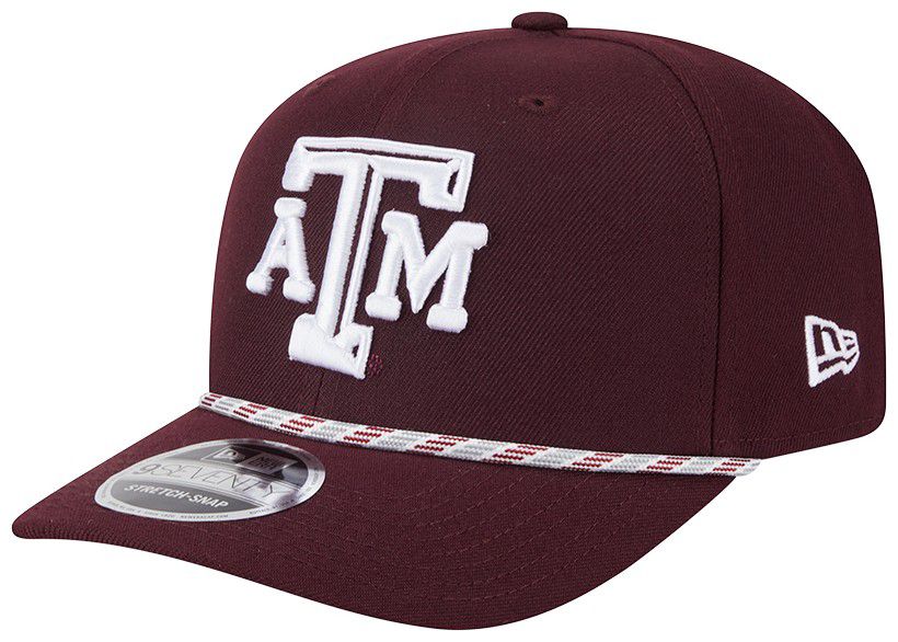 New Era Adult Texas A&M Aggies Maroon Multi - Rope 970 Adjustable Stretch-Snap Hat product image