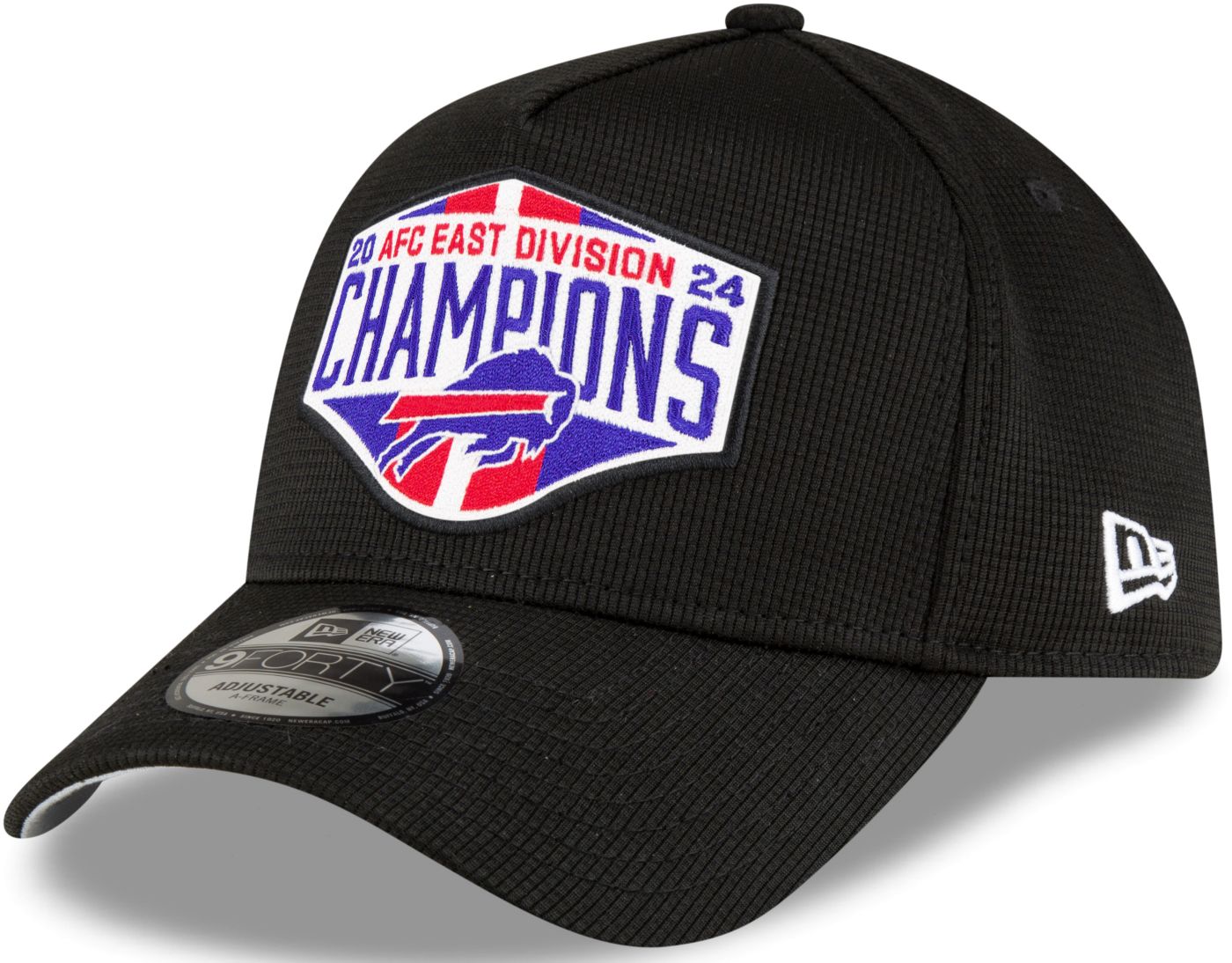 New Era Adult Buffalo Bills 2024 2025 AFC East Division Champions 9Forty A Frame Locker Room Hat Dick s Sporting Goods