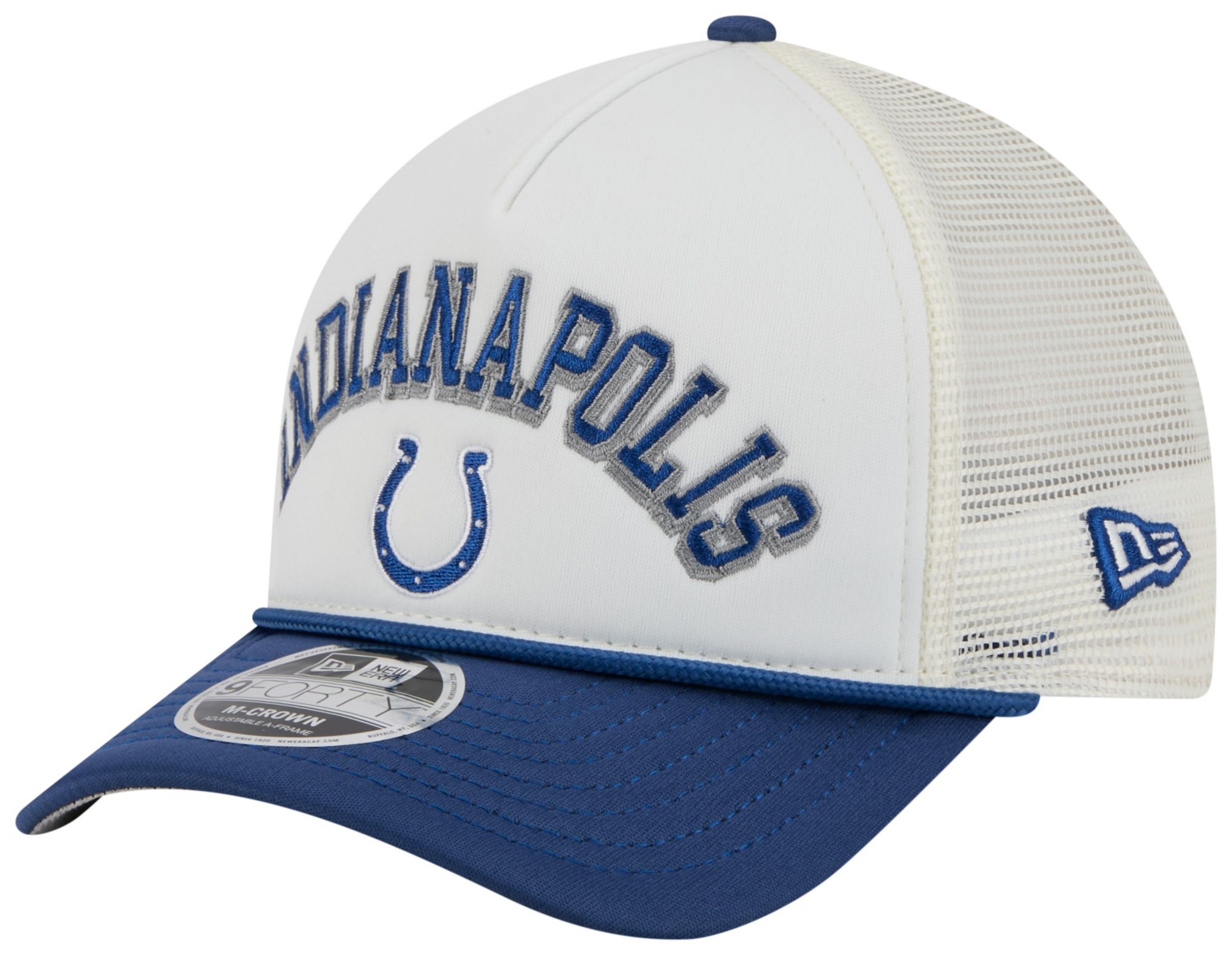 New Era Adult Indianapolis Colts Chrome Arch 9Forty Adjustable Hat product image